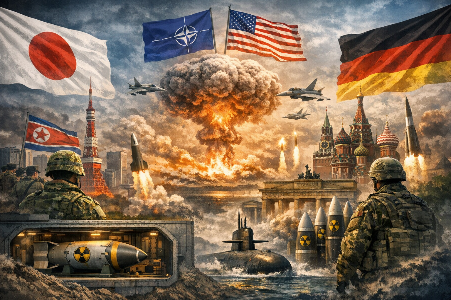 ともに敗戦国、日独の核武装論、その共通項と違いとは