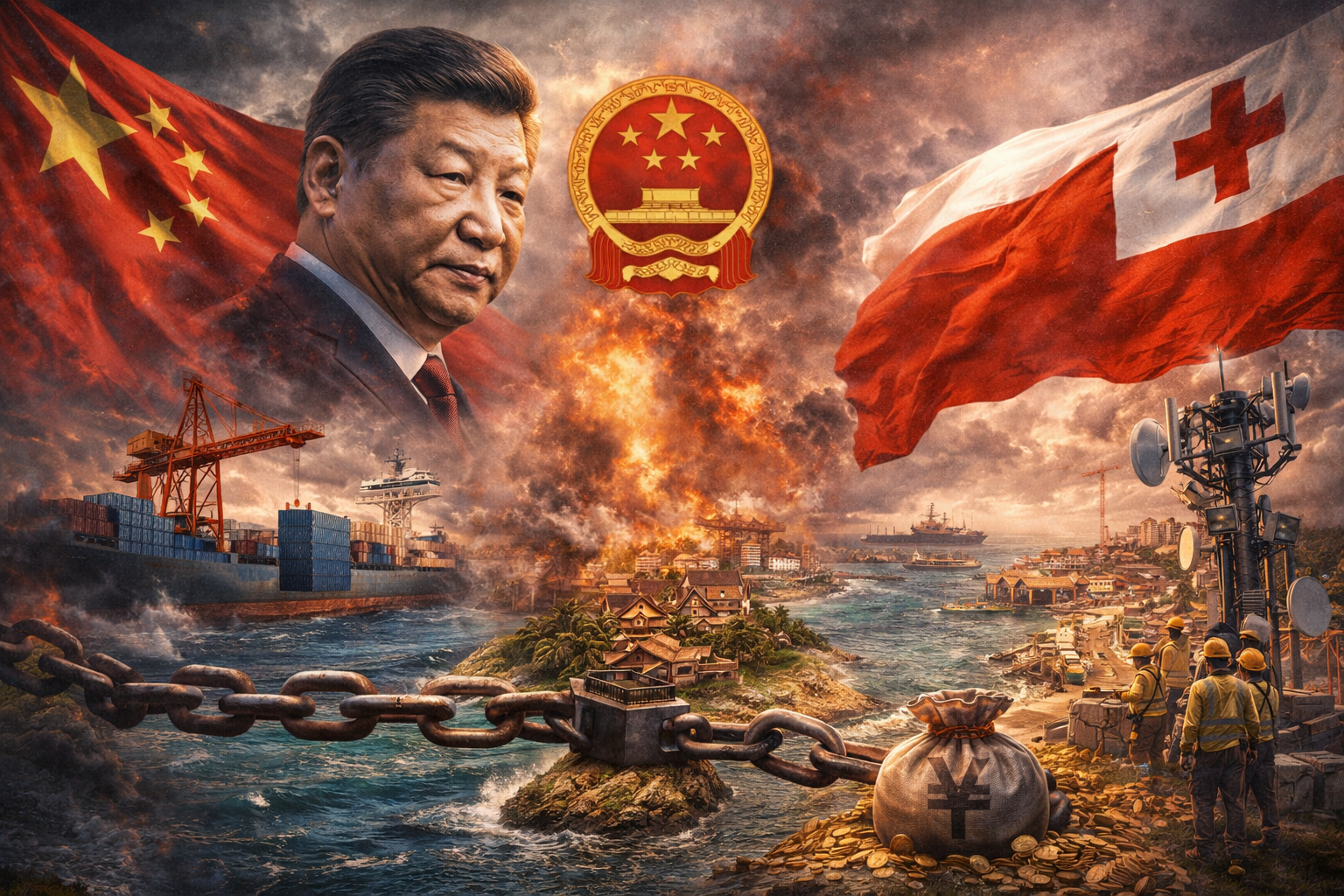 中国による経済的侵略 南太平洋トンガのケース