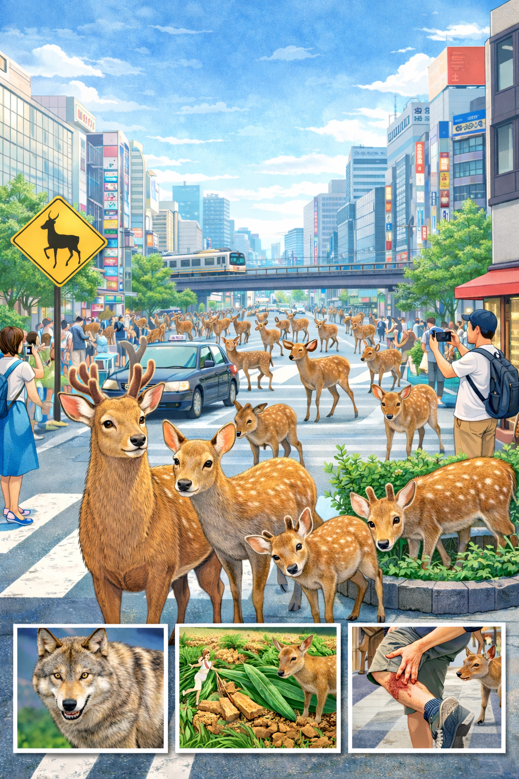 アーバン・ベアの次に大量のアーバン・ディアが街にやってくる